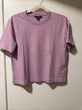 J. Crew Lilac Crewneck Short Sleeve Tee